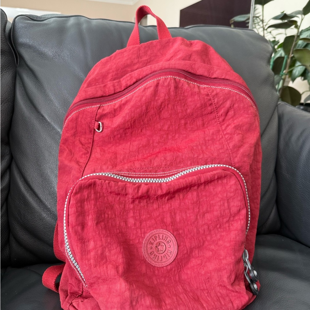 Kipling Red Backpack - image 2